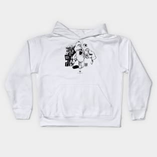 [QR] The Nightmare of Fabrication – Lain Editar Kids Hoodie